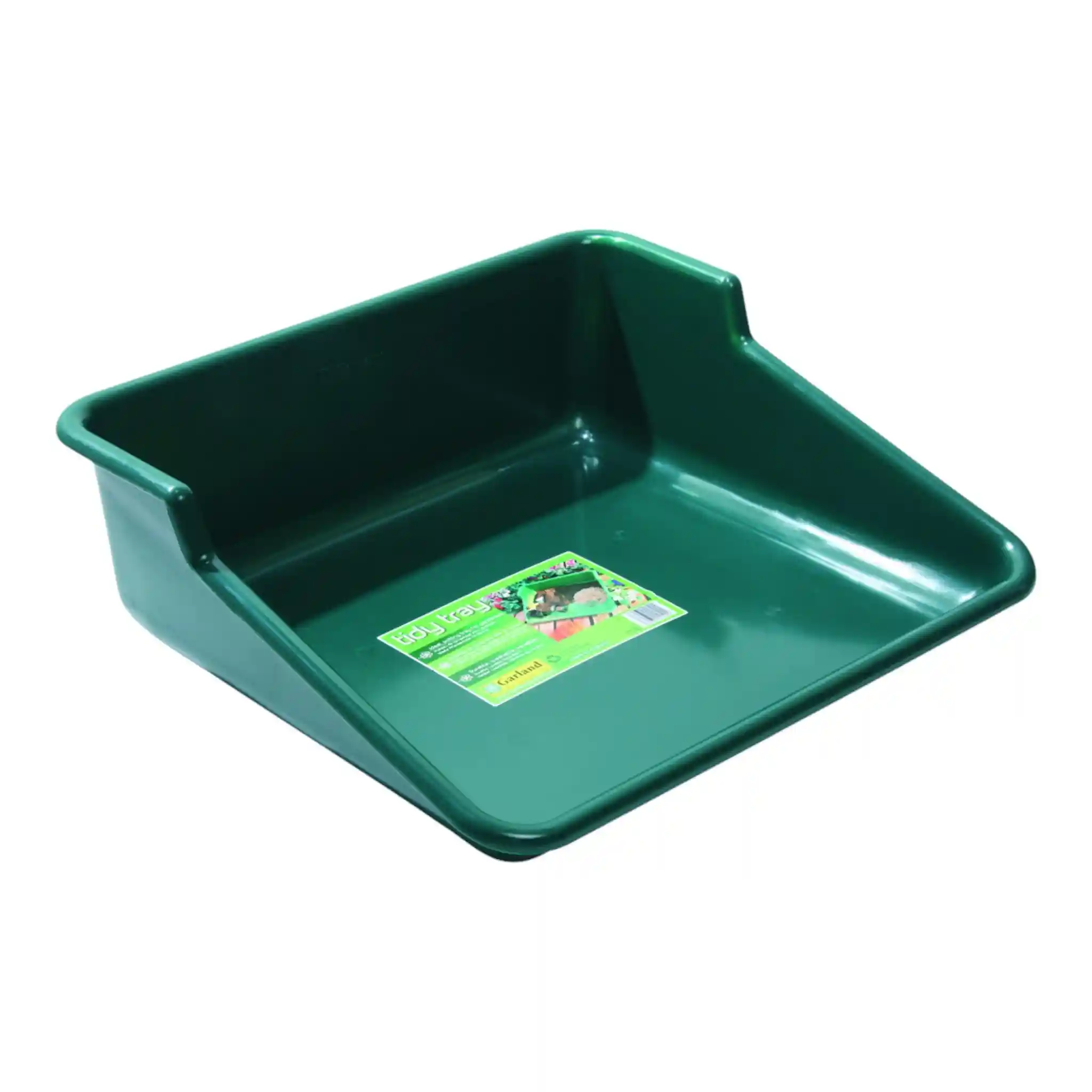 GARLANDG48GTidyTrayGreen1- Garland Compact Tidy Tray Green (10 per box) - Heavy Duty Potting Tray - Image 1