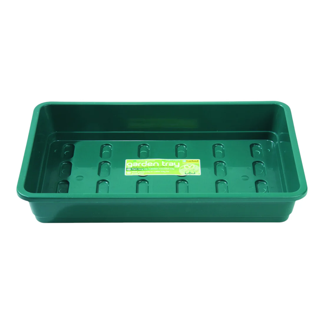 GARLAND_G132G_Midi_Garden_Tray_Green_1-_wholesale_garden_supplies Garland Midi Garden Tray Green Without Holes (25 per box) - Bulk Propagation Tray - Image 1