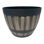 Growers Own 9 Inch Decorative Keg Barrel Planter (1975 Per Pallet)