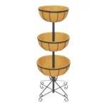 Growers Own Ascot 3-Tier Metal Floor Planter 12, 14, 16 x 112cm (h)