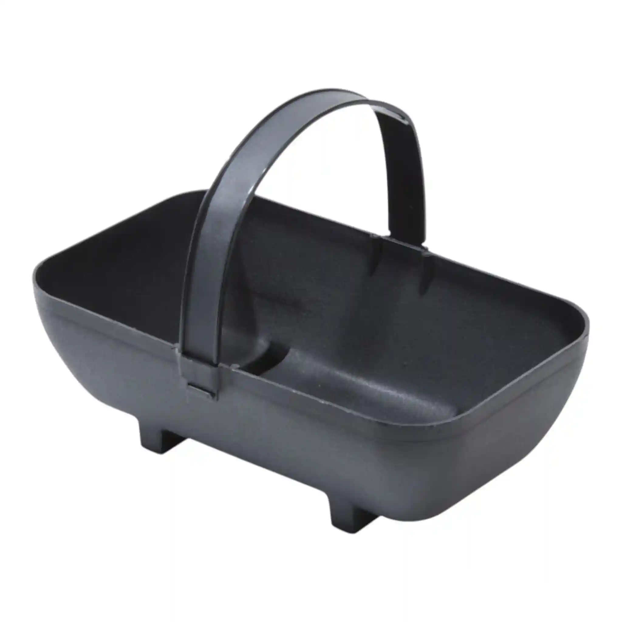 GarlandSmallTrugPlanterBlack- Garland Small Trug Planter Black (20 per box) - Recycled Plastic Garden Container - Image 1