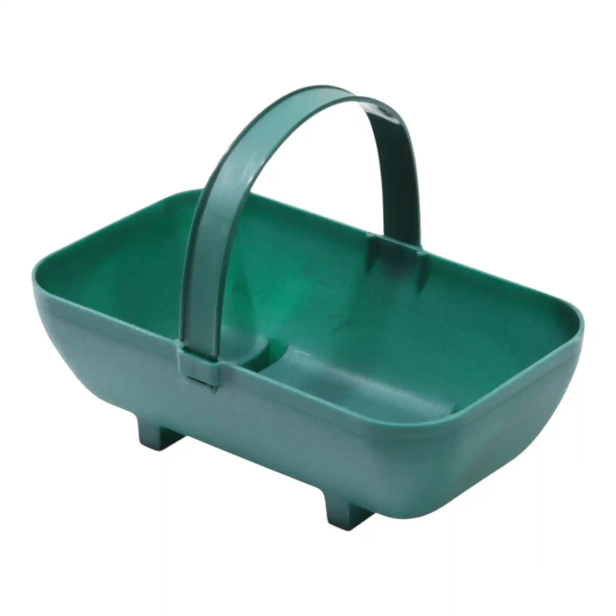 GarlandSmallTrugPlanterGreen- Garland Small Trug Planter Green (20 per box) - 27.5cm Recycled Plastic Pot - Image 1