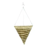 Growers Own Alnwick 14 inch Cone Hanging Basket - Fern and Corn Rope (Box of 20)