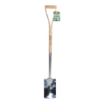 Growers Own Stainless Steel Border Spade w/Ashwood Handle – Built for Professional Growers