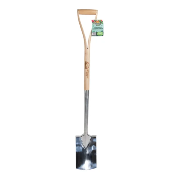 Growers Own Stainless Steel Border Spade w/Ashwood Handle – Built for Professional Growers