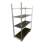 GROWERS OWN Danish Trolley with 3 Film Faced Plywood Shelves – Industry Standard Plant Transport and Merchandising Unit