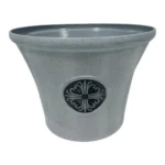 Growers Own 14.75 Inch Decorative Grey Planter (528 Per Pallet)