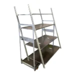 GROWERS OWN Danish Trolley Display Unit – Professional Angled Plant Merchandising and Retail Presentation System