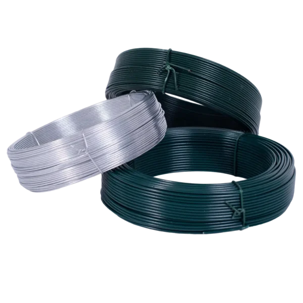 Growers Own Plastic Coated Metal Garden Wire 1.4mm x 50M - Green