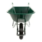 GROWERS OWN 120L 160kg Green Polypropylene Wheelbarrow with Run Flat Tyre – Professional Grade Garden & Trade Equipment - Image 2