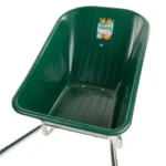 GROWERS OWN 120L 160kg Green Polypropylene Wheelbarrow with Run Flat Tyre – Professional Grade Garden & Trade Equipment - Image 4