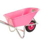 GROWERS OWN 120L 160kg Pink Polypropylene Wheelbarrow with Run Flat Tyre – Lightweight & Durable Trade Equipment - Image 3