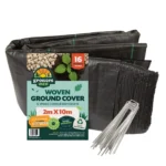 Growers Own Ground Cover Lines 100GSM 2M x 10M with 16 Pegs