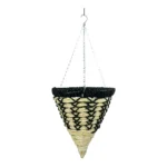 Growers Own Goodwood 12 inch Cone Hanging Basket - Water Grass Corn Rope (Box of 20)