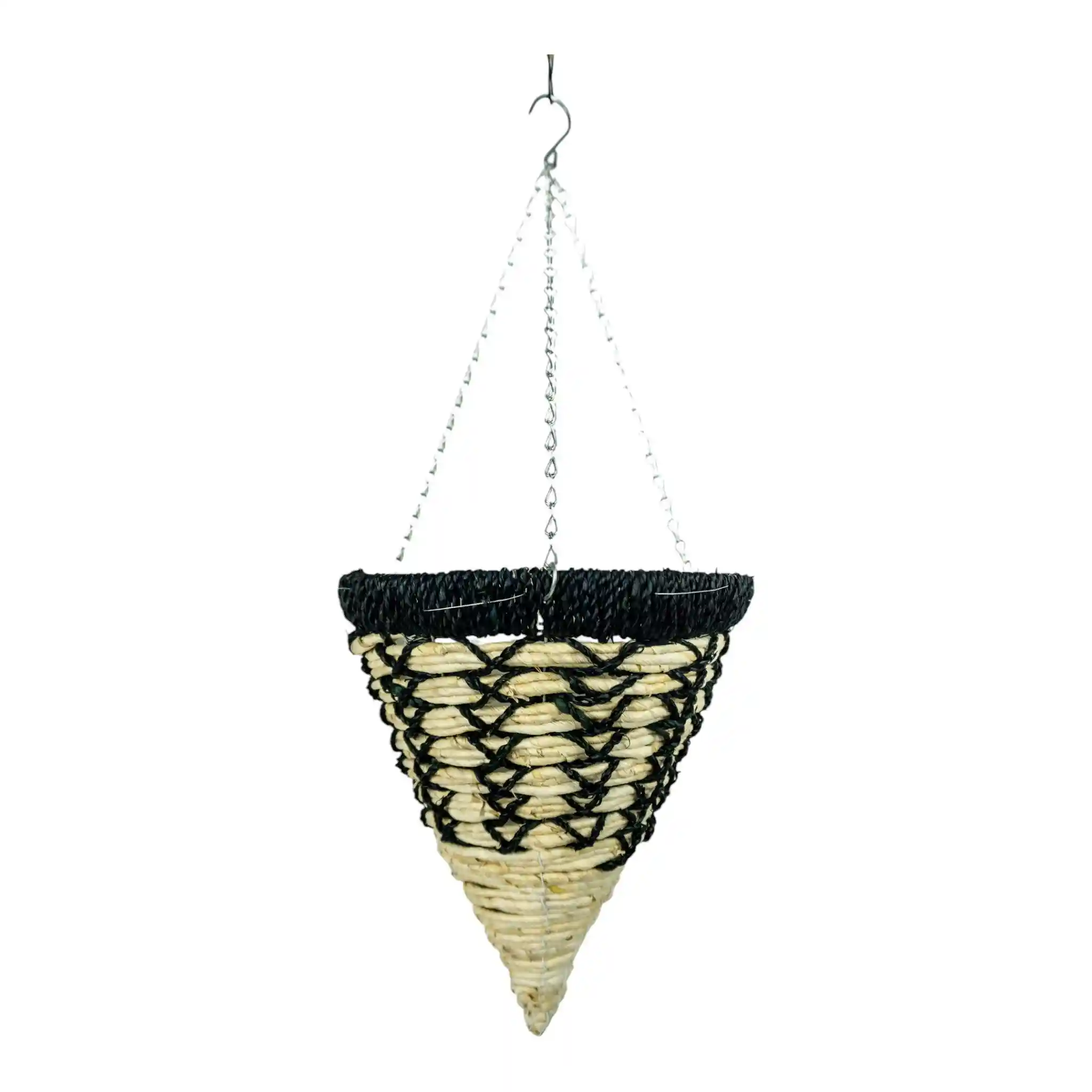 Growers Own Goodwood 14 inch Cone Hanging Basket - Natural Water Grass (Box of 20) - Image 1