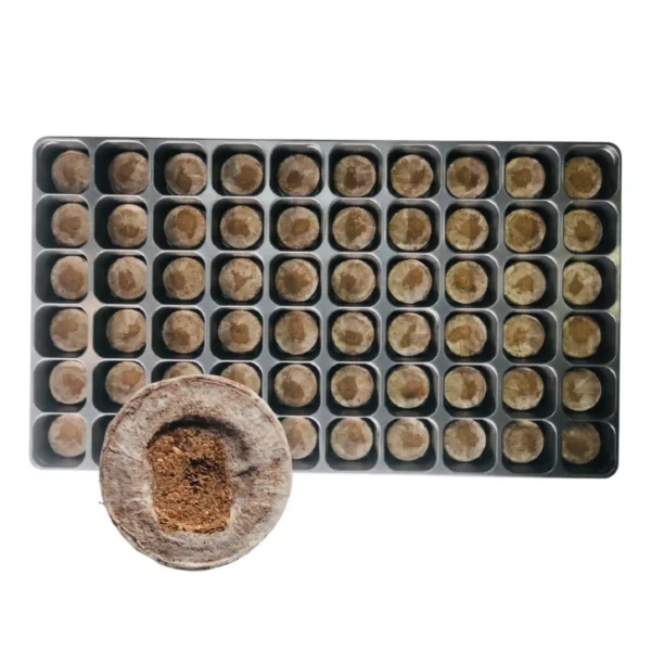 Jiffy Propagation Tray with 38mm-41mm Pellets - 60 Cell Professional Tray