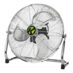Krystal 16 inch Industrial Metal Floor Fan - Heavy Duty Air Circulator