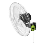 Krystal 18 inch Metal Wall Fan 3 Speed (48 Per Pallet) - Space Saving