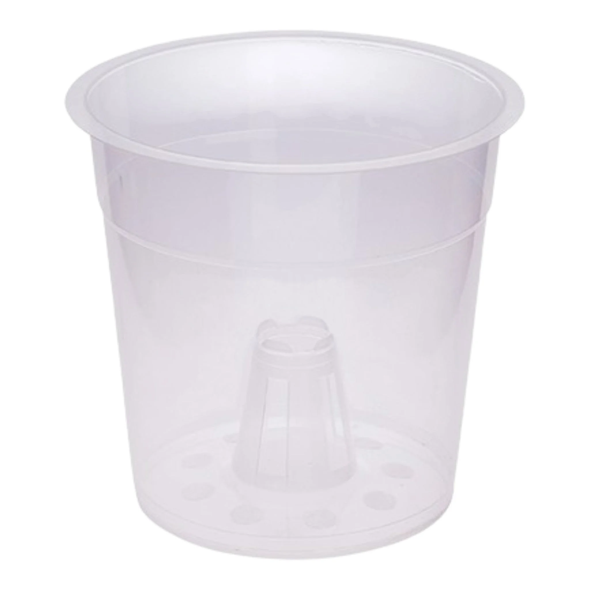 ORC12CH_F_MODIFORM12cmOrchidthermoformedPPpotTRANSPARENT Modiform 15cm Clear Orchid Pot - Thermoformed Transparent PP - Image 1