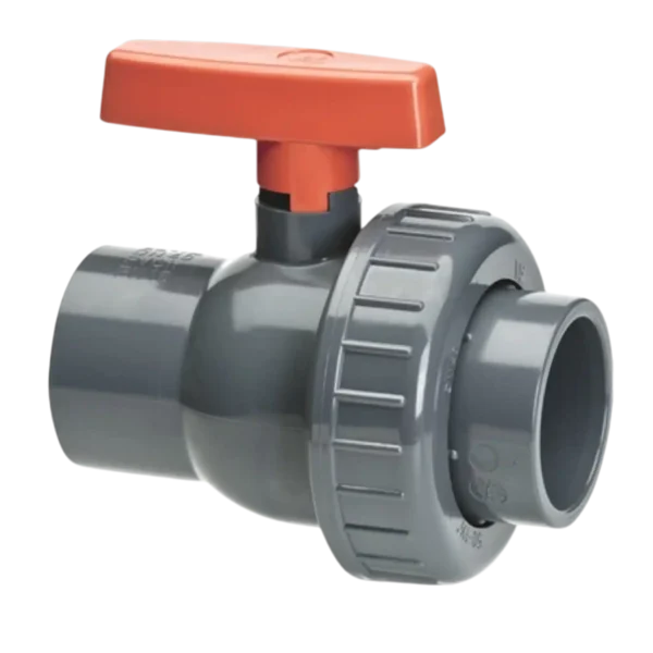 PVC 63mm Ball Valve Fitting - Industrial High-Flow Control