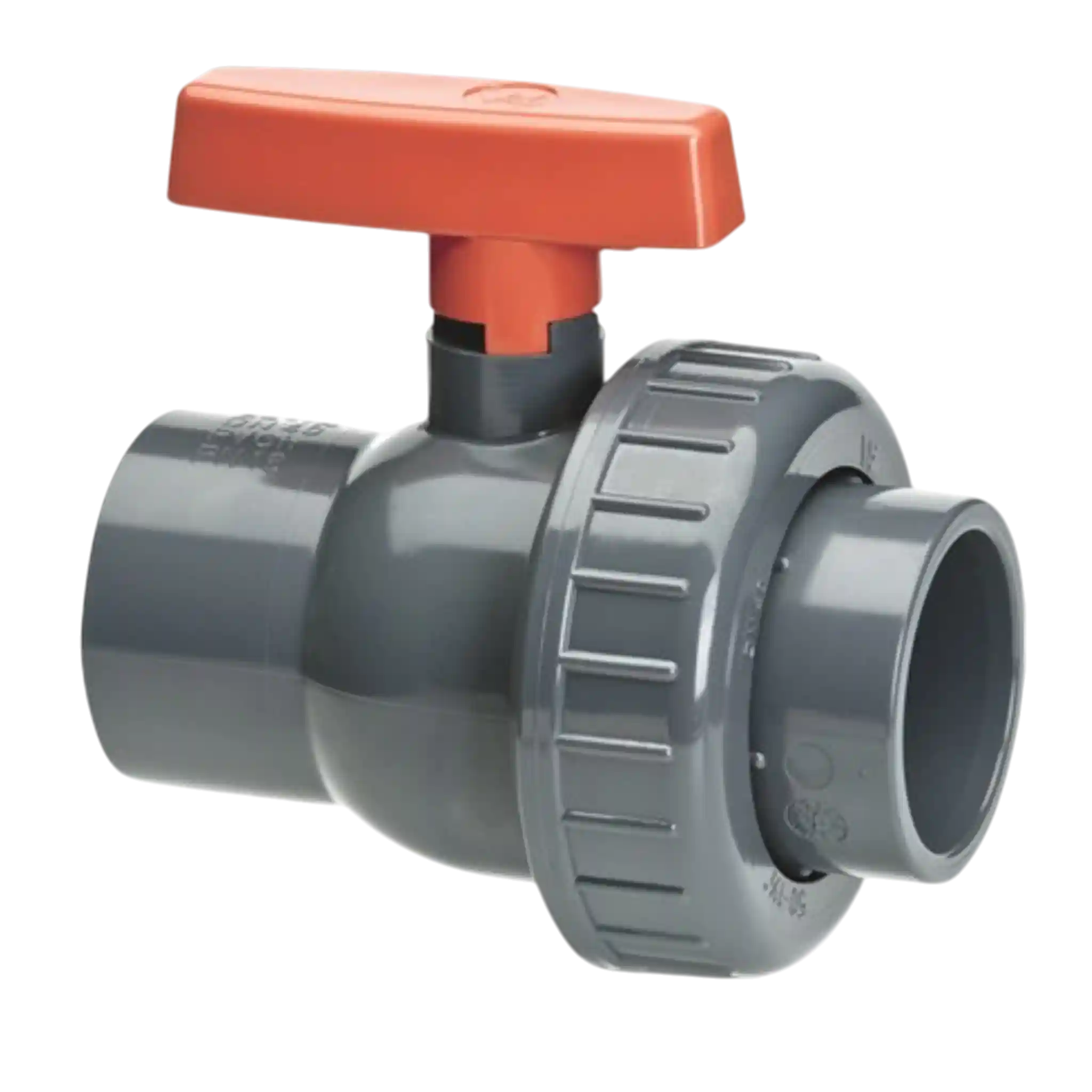 PVCBallValveFittingsingleunionmetric PVC 63mm Ball Valve Fitting - Industrial High-Flow Control - Image 1
