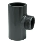 PVC 63mm x 2" x 63mm Male Branch Tee - Industrial Grade Fitting