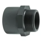 PVC 50/63mm x 1.25" Male Threaded Hexagon Adapter