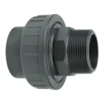 PVC 20mm x 1/2 inch Socket Union Male Threaded - Durable Pipe Fitting