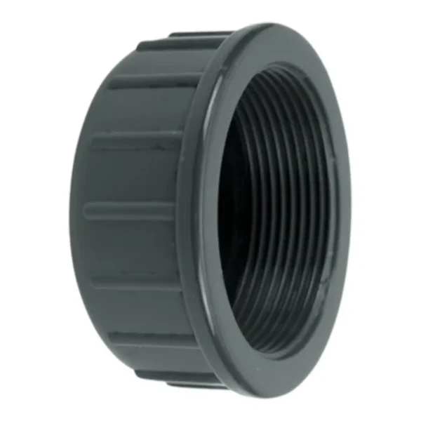 PVC 1/2" Threaded Cap And Seal - Watertight Pipe End Fitting