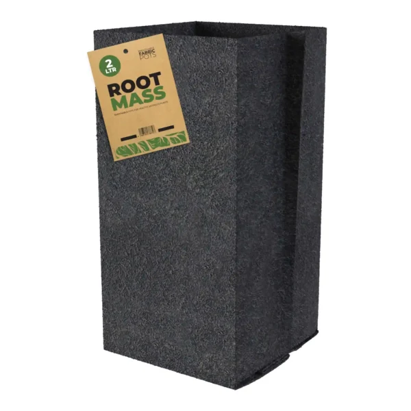 Grey RootMASS 2L Propagation Fabric Pot (1200 per box) - Bulk Nursery Planters