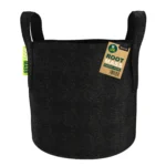 Black RootMASS 18L Thick Fabric Pot (125 per box) - Heavy Duty Aeration Pots
