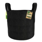 Black RootMASS 22L Thick Fabric Pot (100 per box) - Heavy Duty Aeration Pots