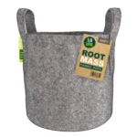 Grey RootMASS 3.8L Fabric Pot (400 per box) - Breathable Aeration Planters
