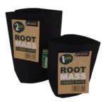 Black RootMASS 2L Propagation Thick Fabric Pot (420 Per Box) - Heavy Duty Planters - Image 2