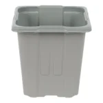 Modiform 7cm High Square Thermoformed PP Pot Grey - Case of 4320