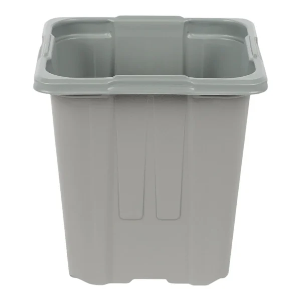 Modiform 7cm High Square Thermoformed PP Pot Grey - Case of 4320