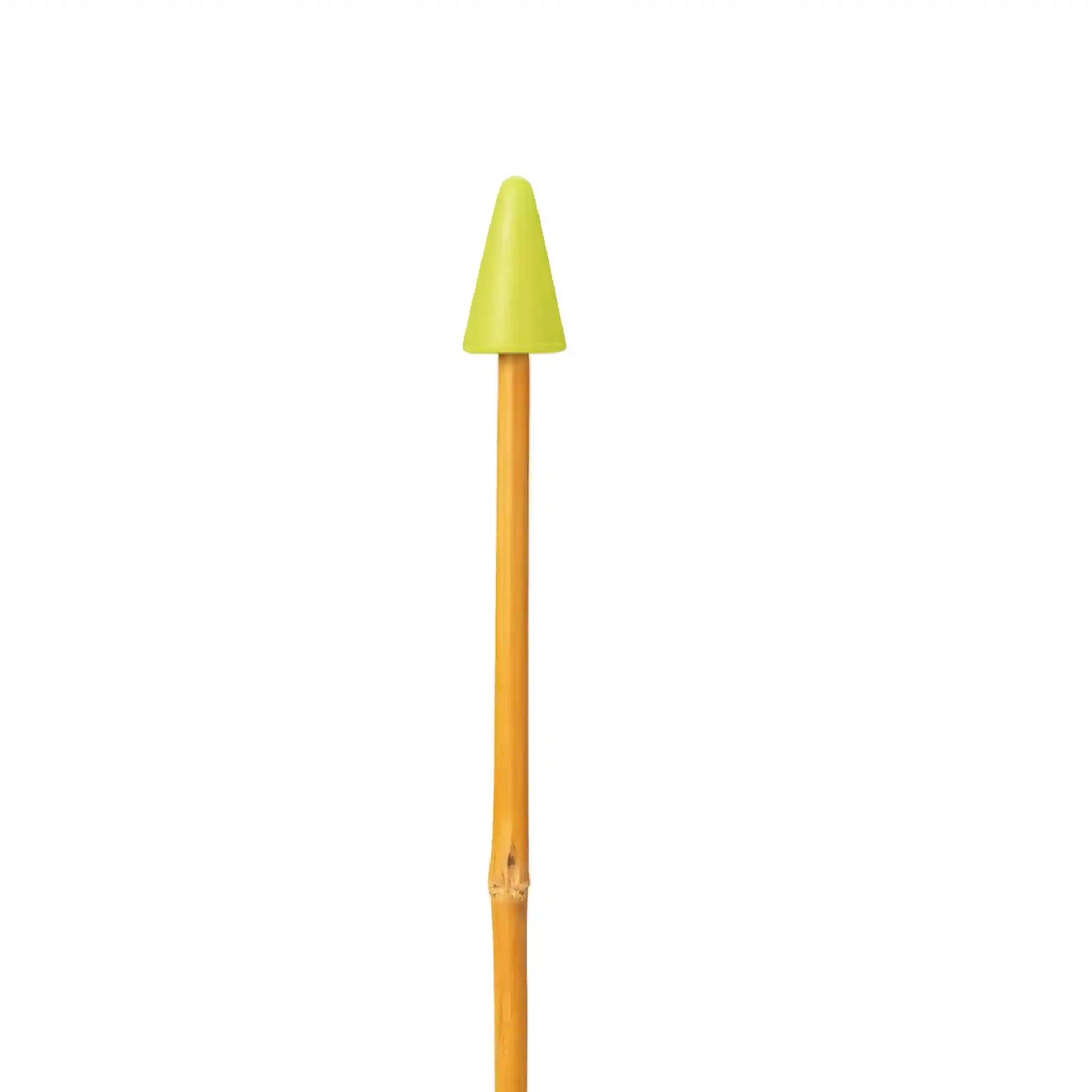 TyneMould_Machinery_YellowTriangularCap Triangular Cap for Bamboo Canes Yellow (Box of 1000) - Safety Caps - Image 1