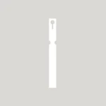 Self-Tie PVC Loop Lock Plant Labels - 16mm x 160mm (Box of 1000) White
