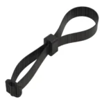 45cm / 18" Soft Buckle Tree Tie Black (Box of 100) - Long-Life Support