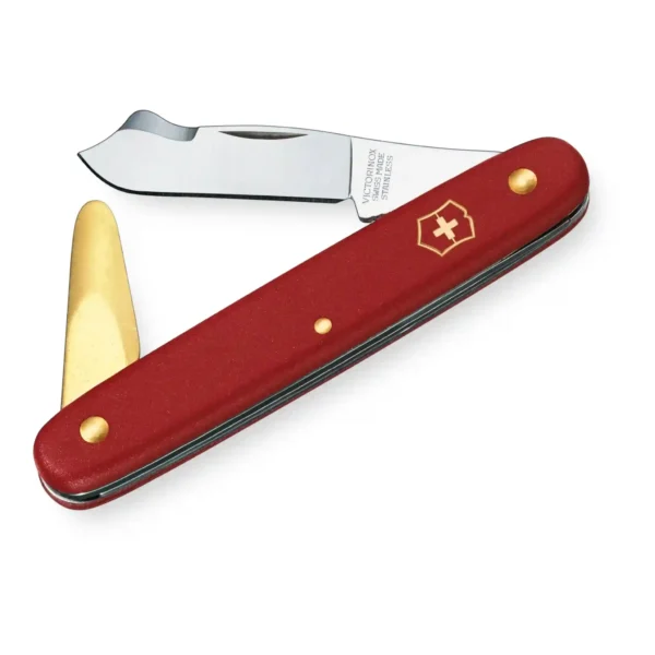 Victorinox Budding Knife Combi 2, Red - Professional Horticultural Tool