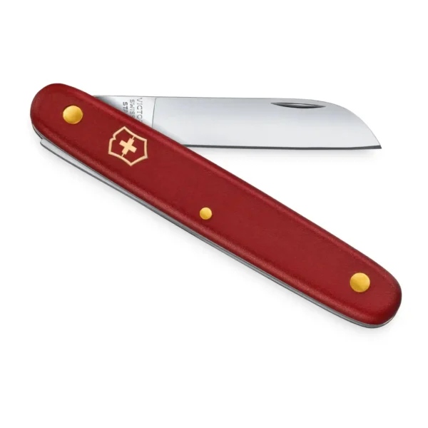 Victorinox Floral Knife Left-Handed, Red - Professional Swiss Made Tool