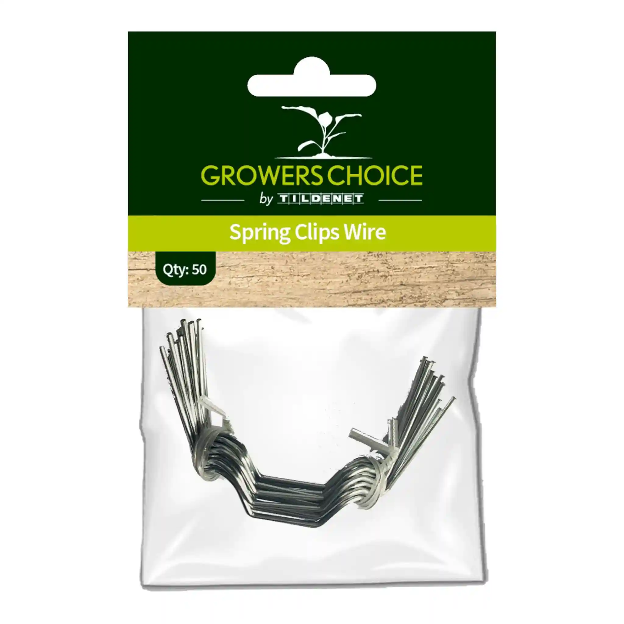 WireSpringClips Wire Spring Greenhouse Glazing Clips - Pack of 50 - Image 1
